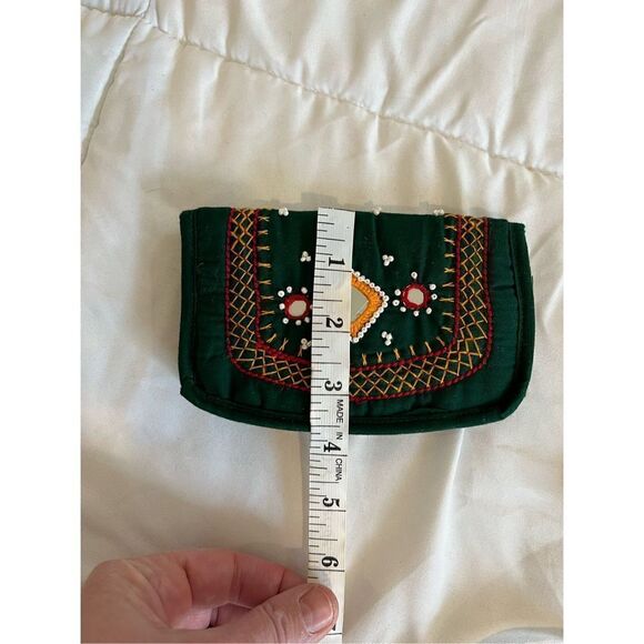 New Indian Wallet Green handmade - Picture 4 of 5